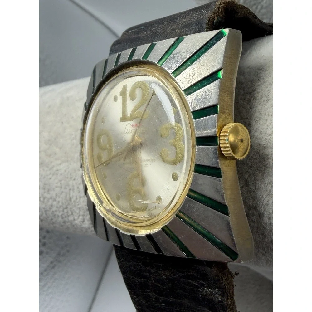 Lucerne Manual Wind Working‎ Vintage Mens Watch 40MM 7.25